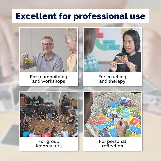 metaFox How do You Feel? Emotions, Feeling Picture Cards| 60 Pleasant & unpleasant Emotions & 8 Methods Cards | for Emotional Intelligence, Coaching & Therapy (English, Small)