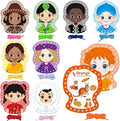 9 Pieces Happy Face Lacing Cards, 9 Double Sided Color Sewing Cards with 9 Colorful Laces, Educational & Learning Activity Games, Imagination Development Lacing Toys for Preschoolers, Kids