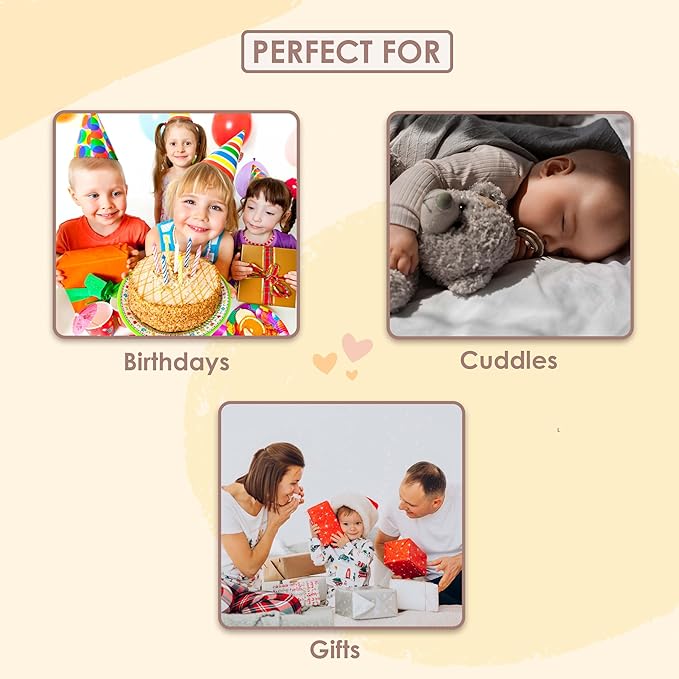 MON AMI Magee Boy Monkey Doll – 15”, Monkey Plush Toy, Stuffed Animal Toy, Use as Toy or Nursery Room Decor
