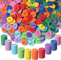 Kingdder Place Value Disks 10 Decimals to Whole Numbers Counting Chips for Kids Base 10 Place Value Manipulatives Math Counters Discs Set for Elementary School Math Supplies(3000 Pcs)