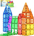 60 PCS Magnetic Building Tiles Kids Toys STEM Magnetic Blocks Sensory Toys Kids Games Magnet Building Toy for Boys and Girls Aged 3+, Kid Brain Development Preschool Kindergarten Toddler Toy