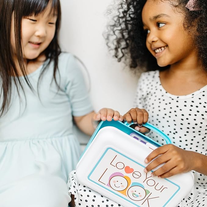 Melissa & Doug Love Your Look Pretend Makeup Kit Play Set – 16 Pieces for Mess-Free Pretend Play (Does NOT Contain Real Cosmetics)