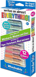 Wonder Stix Pastel Colors Dustless Chalk Crayon 12 pack