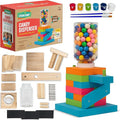 SparkJump DIY Wood Building Kits, STEM Woodworking Kit for Kids, Creative Fun Craft Projects, Great Gift for Boys & Girls (Candy Dispenser, 1-Pack)