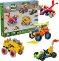 PLUS PLUS - GO! Learn to Build Vehicles Super Set, 800 Pieces - Construction Building Stem/Steam Toy, Interlocking Mini Puzzle Blocks for Kids