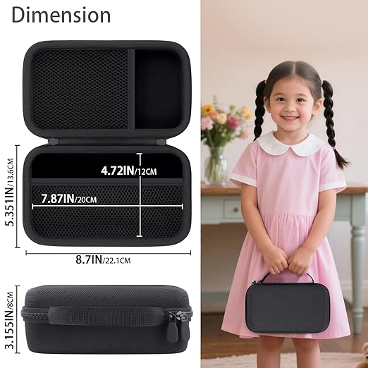 co2CREA Storage Organizer Case for 3D Printing Pen Set, Hard Case Compatible with SCRIB3D P1/Advanced, MYNT3D Super/Advanced, 3Doodler Start+/Flow/PRO and Filament Refill（Black Case）