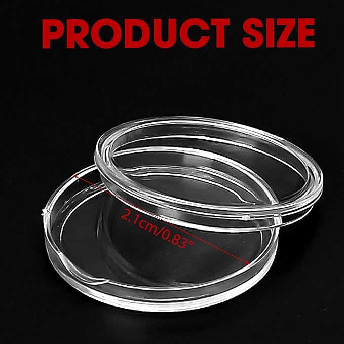 400 pcs x 21mm Coin Capsules Holder Protect Coins Storage Organizer for Coin Collection Supplies - Coin Holders Display Cases for Collectors