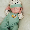 Boy 12.2 Inch, Full Silicone Baby Doll, Realistic Baby Dolls, Realistic Veins & Sleeping Pose, Not Vinyl, Reborn Baby Dolls Silicone Full Body, Gift Set