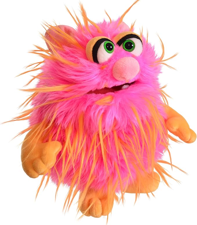 Living Puppets 9-Inch Plush Friendly Monster Hand Puppet - Fine European Design, Ultra-Soft and Cuddly, Promotes Child Development, Safety Certified, Teacher-Recommended for Boys and Girls