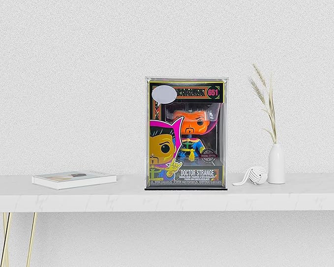 SVENJBB Acrylic Display Case, Acrylic Protector Compatible with Funko POP! 4 Inch Vinyl Figures, Full Assembly Clear Box for Collectibles and Figures, 5x3.93x6.7 Inch