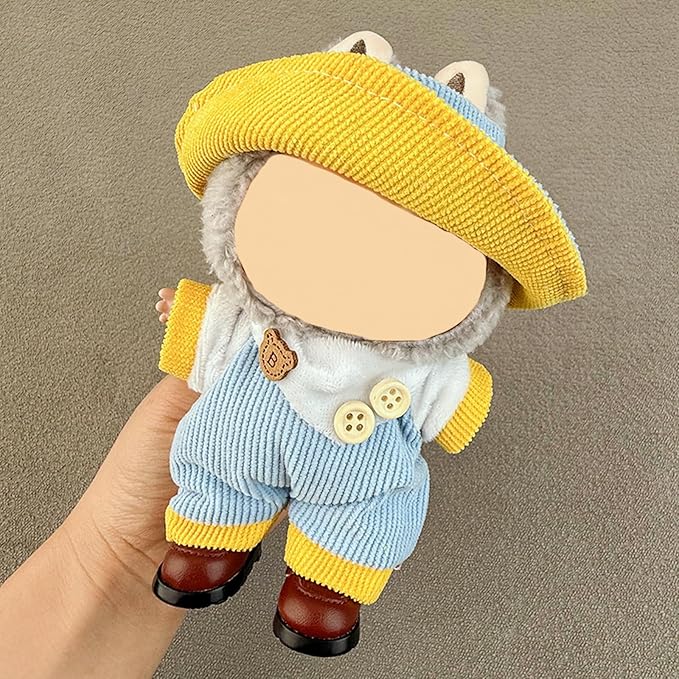 4 Pack—17cm Doll Clothes,Premium Doll Outfit with Accessories,Doll Princess Skirt,Cute Clothes Outfit for 17cm Dolls,End Dolls Fashion Clothing Set(No Dolls and Shoes) (Set Z)