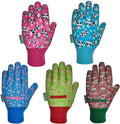 Kids Gardening and Garden Gloves for Toddler,Children's Yard Work Glove,Gift,Cute Pattern,Age3-8