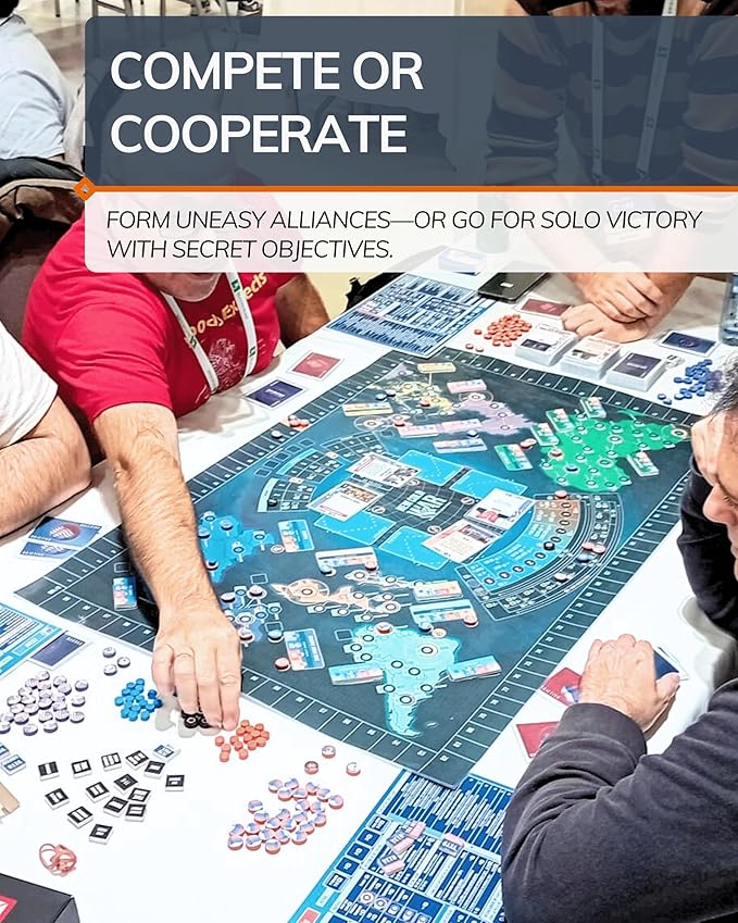 | New Cold War: 1989–2019 | Board Game | Card-Driven Geopolitical Strategy Wargame | 1–4 Players | Solo & Team Modes