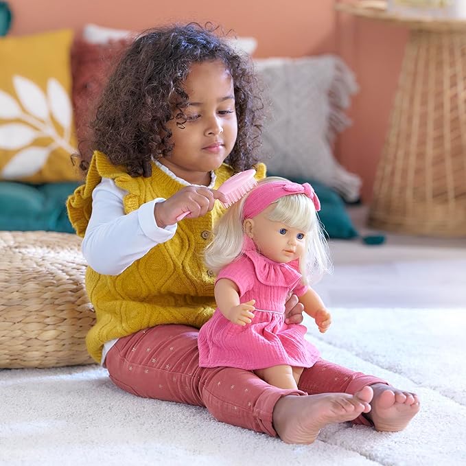 Corolle Jade - 14" Soft Baby Doll with Vanilla Scent, Pink Outfit & Sleeping Eyes for Girls Ages 18 Months+, Cute Reborn Realistic Baby Dolls for 2 Year Old Girls