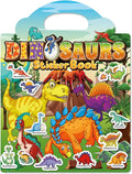 Reusable Sticker Book for Toddlers 2-4 Years, Stickers for Kids, Toddler Craft Activities, Toddler Travel Toys Ages 2+ Boy Girl Birthday Gifts