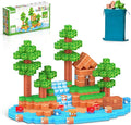 100PCS Magnetic Blocks,STEM Building Toys for Boys Girls 3+,Toddler Sensory Constructions Stacking Magnet Blocks,Christmas Birthday Gifts for Boys Girls Age 4 5 6 7 8 9 10