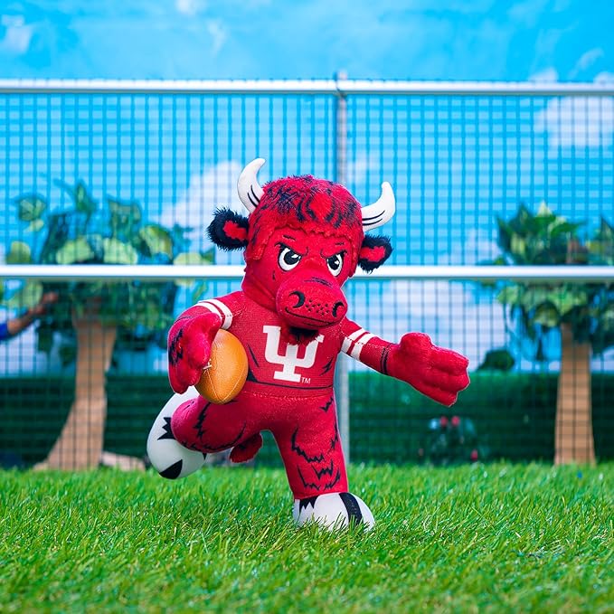 Bleacher Creatures Indiana Hoosiers Bison 10" Mascot Plush Figure - A Mascot for Play or Display