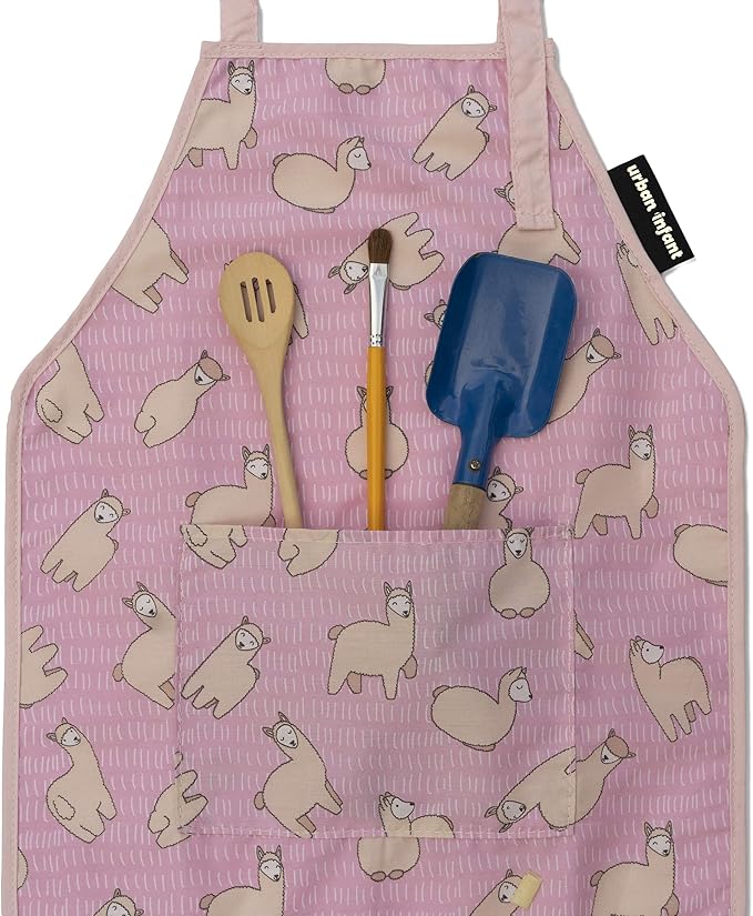 Urban Infant Little Helper Kids Apron - Children's Cooking Art Gardening - Great Gift for Toddler Boys and Girls