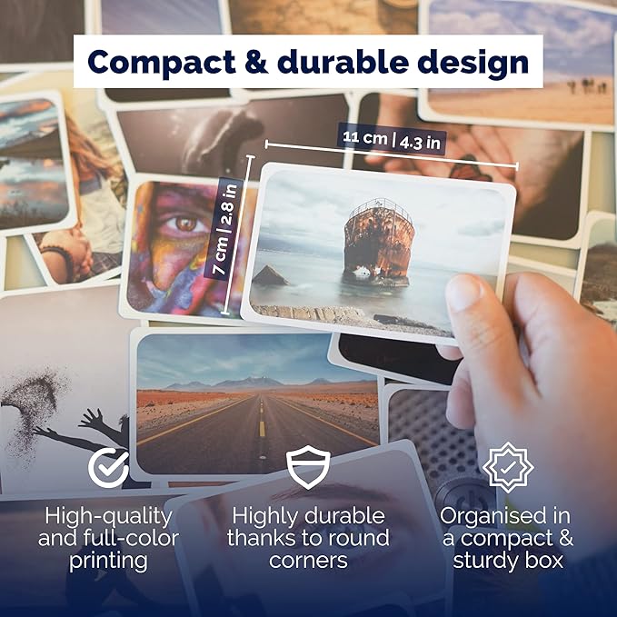 metaFox Coaching Picture Cards | Growing Together | Conversation Cards for Ice Breakers and Team Building Activities | Motivational Postcards for Your Next Coaching and Training Sessions