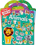 3 Pack Reusable Sticker Book for Toddlers 2-4 Years, Toddler Sticker Book for Kids, Toddler Activities Crafts Preschool Learning Travel Toys Birthday Gifts for Boys Girls Ages 1-3, 2-4, 3-5