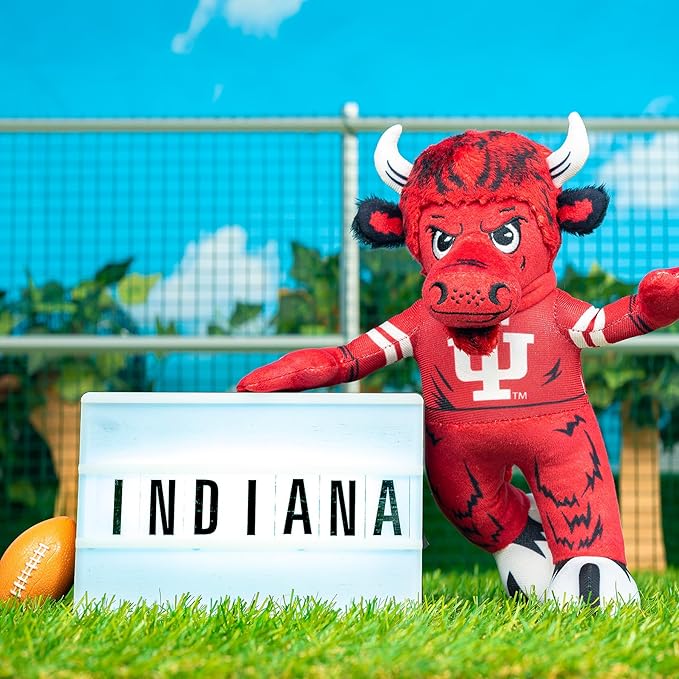 Bleacher Creatures Indiana Hoosiers Bison 10" Mascot Plush Figure - A Mascot for Play or Display