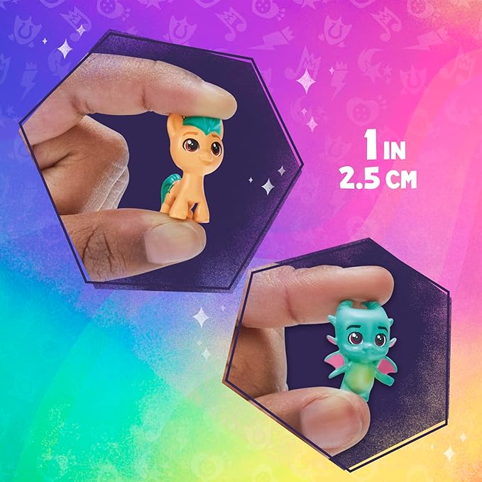 My Little Pony Mini World Magic Compact Creation Critter Corner Toy, Buildable Playset with Hitch Trailblazer Pony for Kids Ages 5 and Up