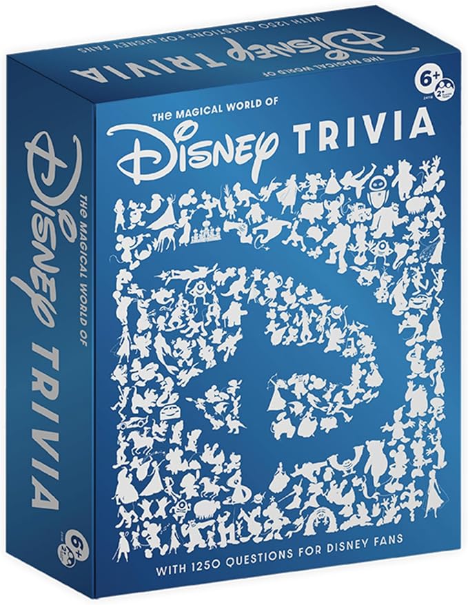 PlayMonster The Magical World of Disney Trivia Games – Board Games for Family Night, Multi-Player Board Game, Family Board Game, Travel Games, Disney Toys, Ages 6+