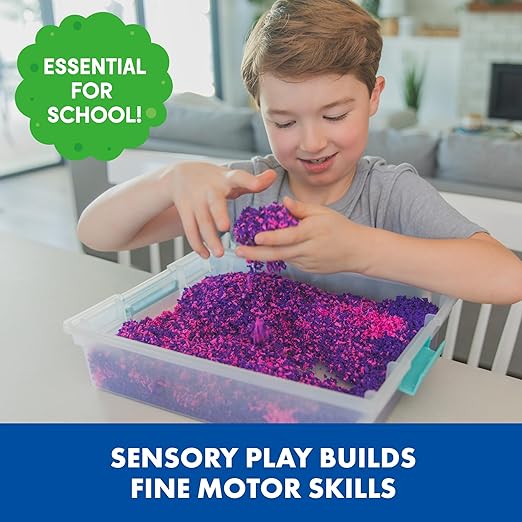 Educational Insights Pluffle Mini 8-Pack - Sensory Bin Foam Set, No Mess Alternative to Sand Toys & Slime for Toddlers at Home or in The Classroom, Fun Sensory Table Filler, Gift for Kids Ages 3+