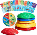 VEVOR Turtle Balance Stepping Stones, 6 PCS, Up to 220 lbs Kids Turtle Jumping Stones Steps Stones, Toddler Obstacle Course Coordination Game Toys Indoor or Outdoor Play for Children Aged 3 4 5 6 7 8+