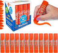 Kwik Stix Solid Tempera Paint Sticks – 12 Pack of Orange – Same Color Washable, Quick Dry (90 Seconds), ASTM Certified, Non-Toxic, Allergen-Free Kids & Toddler Art Supplies for Home, School & Crafts