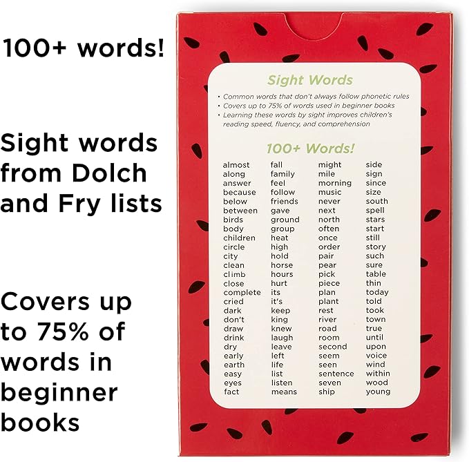 Think Tank Scholar 2nd Grade Sight Words Flash Cards (Second Grade) Pack - 100+ Dolch & Fry High Freqency Flashcards - Learn to Read, Learning for Kids Ages 6,7,8,9 Homeschool/Classroom/Remote