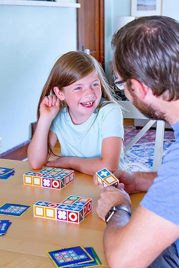 FoxMind Match Madness Board Game, Visual Recognition Matching Board Game, Family Puzzle Game to Develop Kids Problem Solving Skills