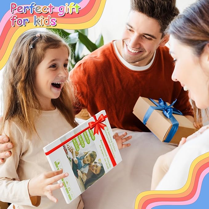 12 Inch LCD Writing Tablet - Colorful Electronic Drawing Pad & Doodle Board for Kids Ages 3-8, Erasable Educational Toy, Birthday and Christmas Gift for Girls and Boys (Blue)