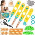 Cardboard Cutter Tools for Kids, Cardboard Construction Kit for Age 5 6 7 8+, Creative STEM Educational Toys for Family, Team Activities, Classroom Learning, Birthday for Boy Girl