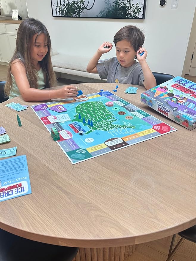 Ice Cream Empire by Empire Games –Strategic Family Game for Adults, Teens & Kids Ages 7+, Build Your Ice Cream Business Board Games for Adults & Kids, Educational Kids Games for Game Night Fun