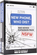 New Phone, Who Dis? Bad Advice NSFW Expansion Pack by Relatable, Designed to be Added to the New Phone, Who Dis? Core Game, A Funny Card Game for Adults, Includes 45 Inbox Cards and 135 Reply Cards