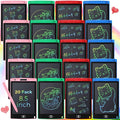 Zhehao 20 Pack LCD Writing Board for Kids, 8.5 Inches Doodle Reusable Screen Drawing Pad Erasable Painting Pads Educational Toy for 3-8 Years(Blue, Red, Green, Pink)