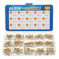 BOJACK 15 Type Values 600Pcs Ceramic Capacitor Assortment Kit Capacitors from 10pf to 100nF in a Box