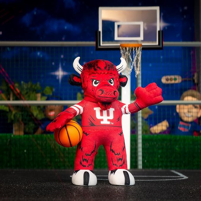 Bleacher Creatures Indiana Hoosiers Bison 10" Mascot Plush Figure - A Mascot for Play or Display