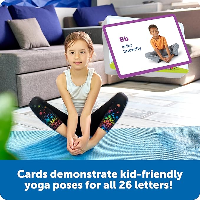 Learning Resources Alpha Pose Letter Yoga, Social Emotional Learning Activities, Emotional Regulation Tools for Kids, Kids Yoga, Toddler Flash Cards, Teacher Classroom Must Haves, Toddler Gift