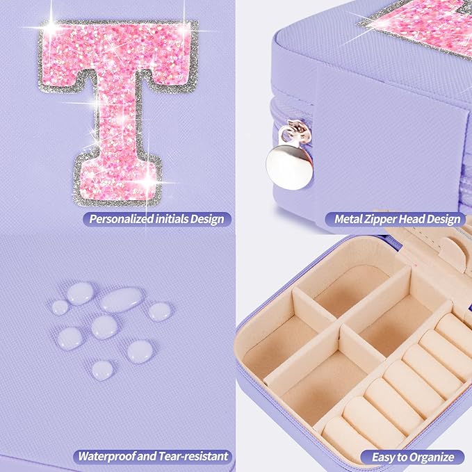 Teacher Appreciation Gifts for Women - Lavender Jewelry Case | Perfect for Teacher's Day, Retirement, or Birthday
