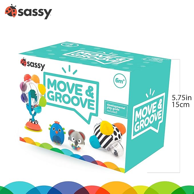 Sassy Move & Groove Baby Box - 6+ Months