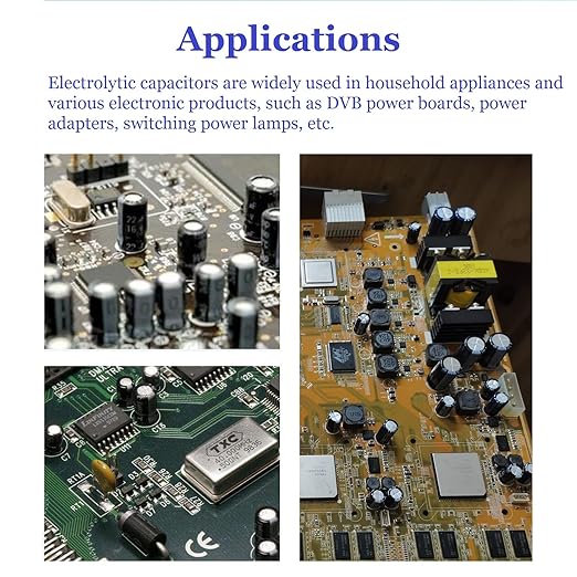 OCR Capacitor Kit, 500Pcs 24 Values Aluminum Electrolytic Capacitor Kit, Range 0.1uF - 1000uF 10V - 50V Assortment Kit for Electronic Repairs on Circuit Boards