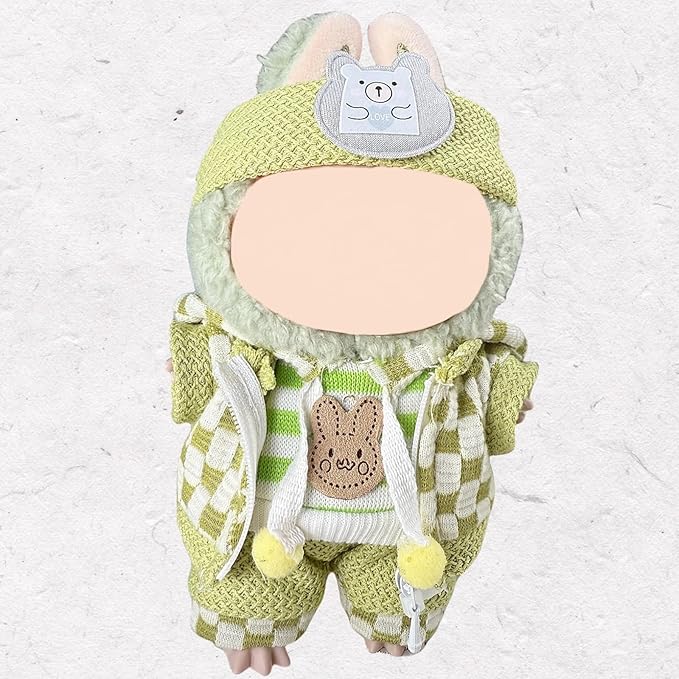 4 Pack—17cm Doll Clothes,Premium Doll Outfit with Accessories,Doll Princess Skirt,Cute Clothes Outfit for 17cm Dolls,End Dolls Fashion Clothing Set(No Dolls and Shoes) (Set 11)