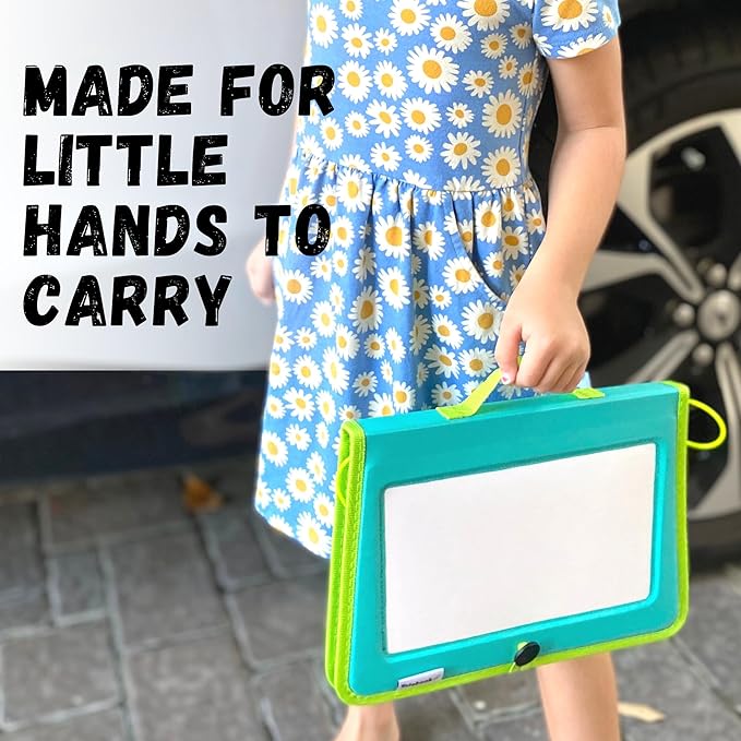 Totebook Kids Travel Educational Activity Book with Washable Markers - Car and Airplane Activities, Learning Toys for Toddlers- Reusable Stickers for Ages 4, 5, 6 (Jungle & Extra Ocean Book)