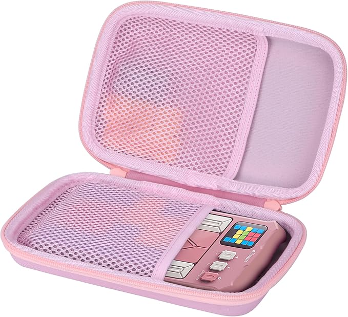 Storage Case Compatible with GiiKER Super Slide Puzzle Original 500+ Challenges Brain Teaser Puzzle (Pink Case)