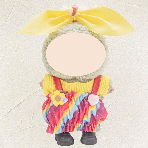 4 Pack—17cm Doll Clothes,Premium Doll Outfit with Accessories,Doll Princess Skirt,Cute Clothes Outfit for 17cm Dolls,End Dolls Fashion Clothing Set(No Dolls and Shoes) (Set 10)