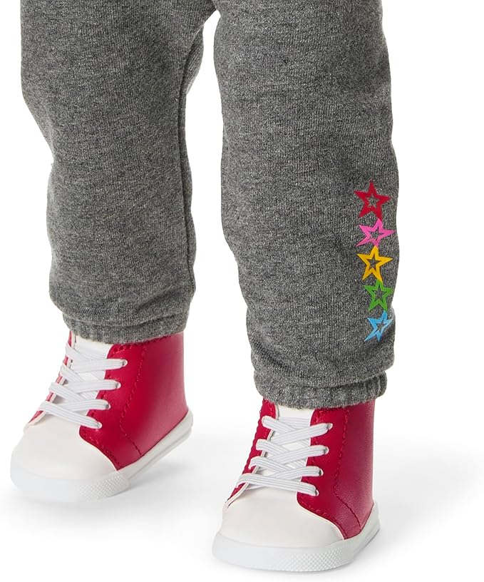 American Girl, Truly Me 18-inch Doll #113 with Brown Eyes, High-Top Curly Dark-Brown Hair, Deep Skin, for Ages 6+