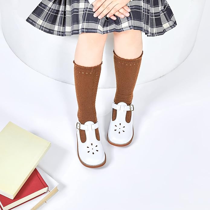 Felix & Flora Toddler Little Girl Mary Jane Dress Shoes - Ballet Flats for Girl Party School Shoes