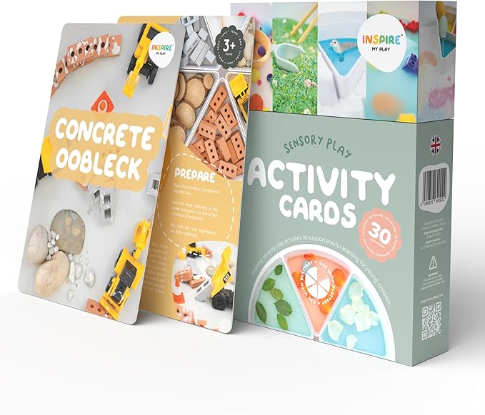 Inspire My PLAY - 30 x Sensory Play Activity Cards - Inspiration for Creative Play Activities - Sensory Cards for Toddler Learning